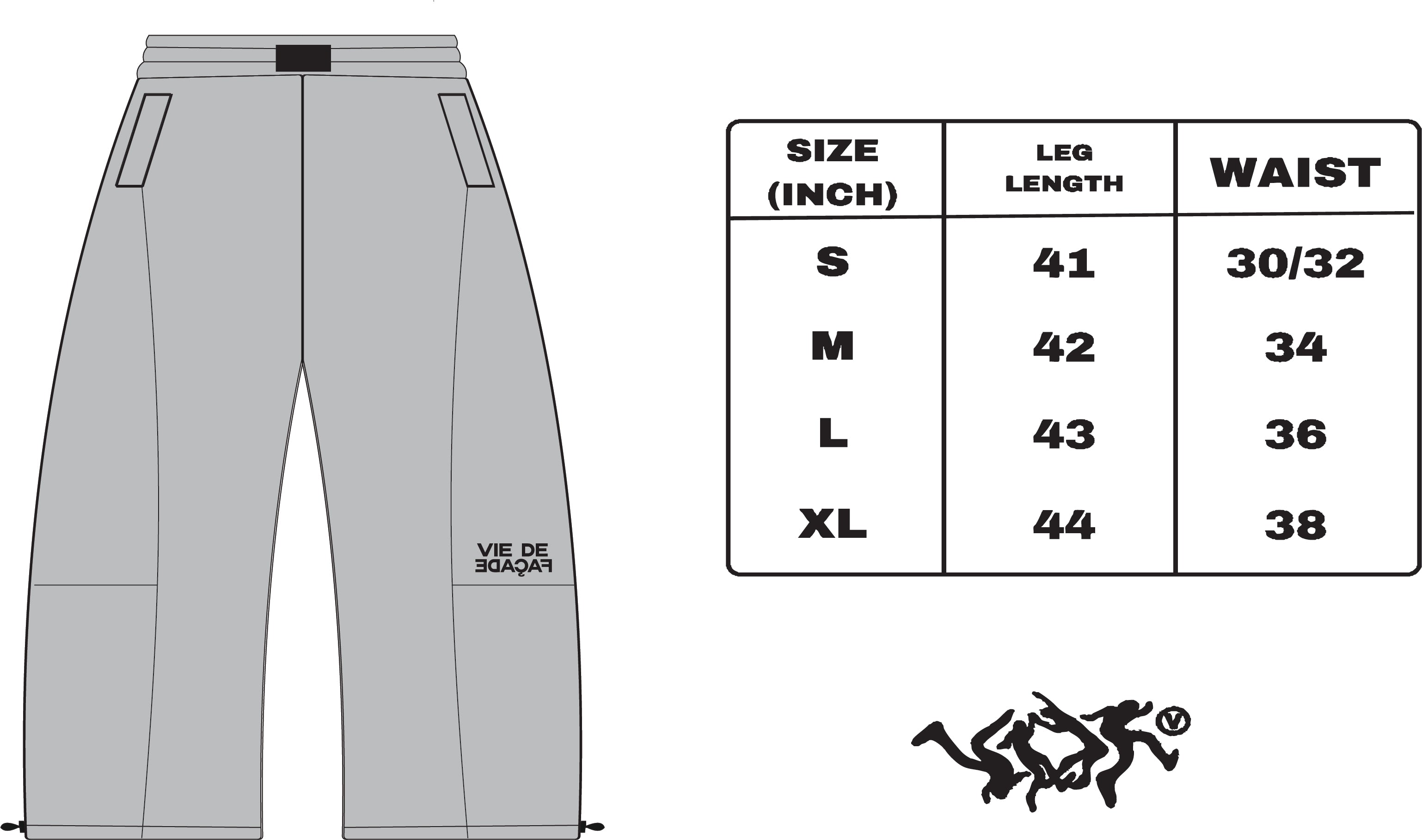 VDFAÇADE PANTS (BLACKOUT)